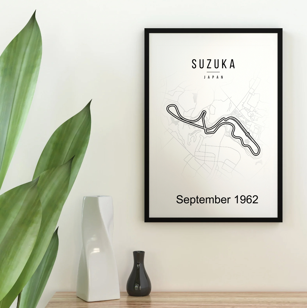 Voorbeeld Suzuka Circuit in zwarte lijst